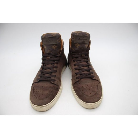 Louis Vuitton Line Zip-Up leather Suede Men's Size 6.5 - Picture 2 of 12